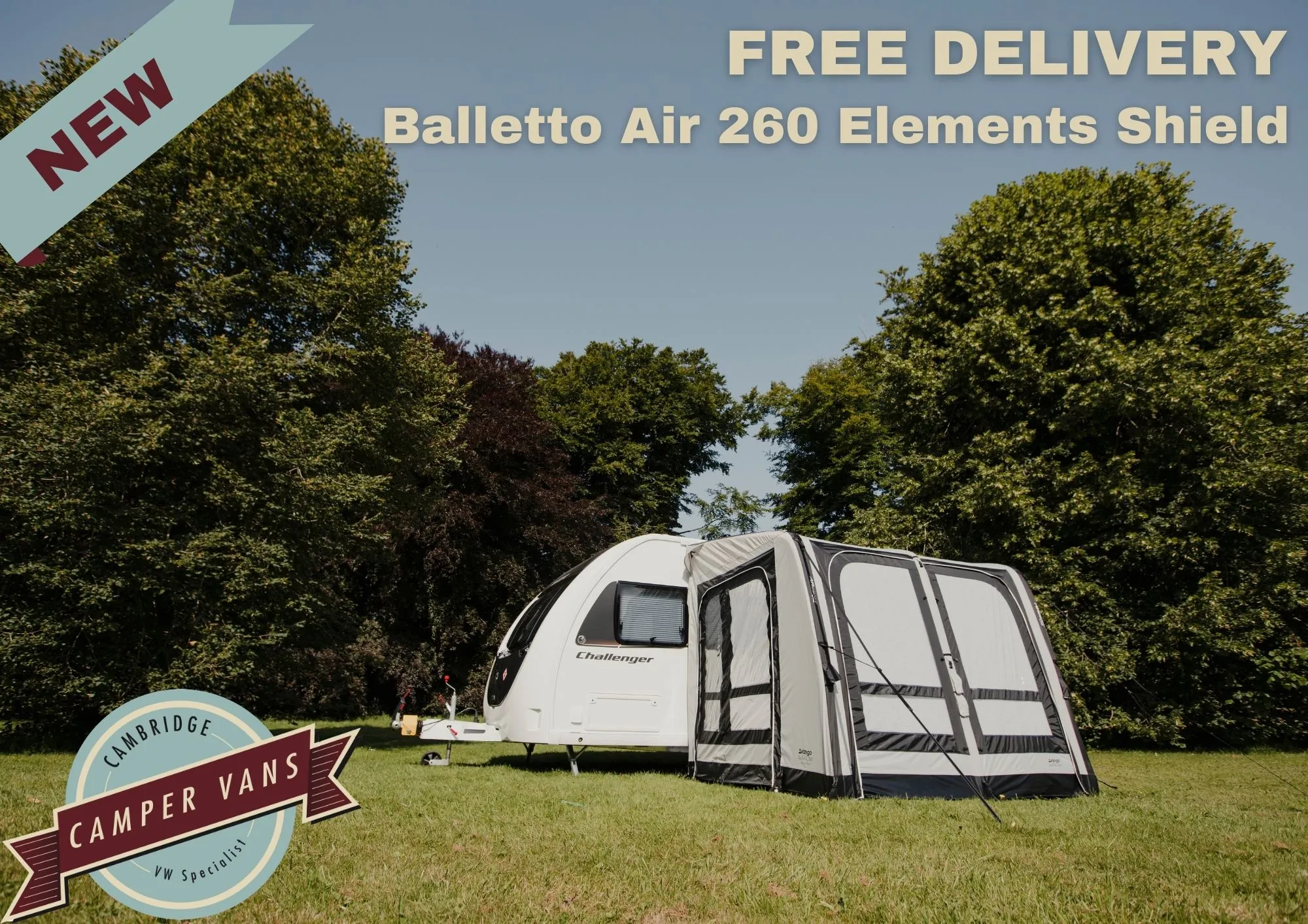 Photo of Vango Balletto Air 260 Elements Shield Caravan Awning