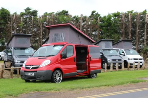 Photo 3 of 2012 12 Reg Vauxhall Vivaro SWB Brand New Camper Van Motorhome Conversion with Air Con