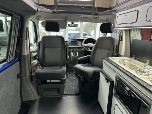 Photo 5 of 2022 22 Reg T6.1 110PS Highline Brand New Campervan Conversion with FREE Black Bike Rack!