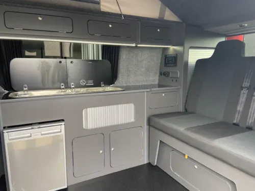 Photo 4 of 2019 19 Reg VW Highline, 102PS in White with Black roof with Solar Panel and Diesel Heater