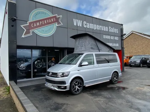 Photo 1 of 2017 17 Reg VW T6 Highline, 102PS, RIB bed, Solar Panel, Heater, Silver with Black Roof,
