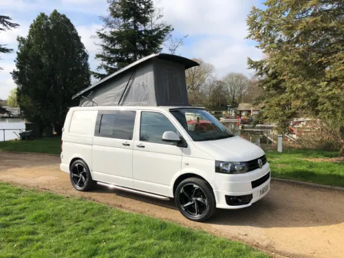 Photo of 2013 62 Reg Volkswagen T5 Campervan Conversion with Full Width Bed