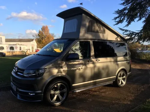 Photo 3 of 2017 17 Reg VW T6 with Full Campervan Conversion, inc. Diesel Heater, Solar Panel and Reimo Rail