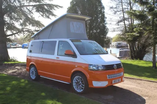 Photo of 2012 12 Reg Volkswagen T5 Transporter ‘Retro’ Two-Tone Brand New Camper Van Motorhome Conversion