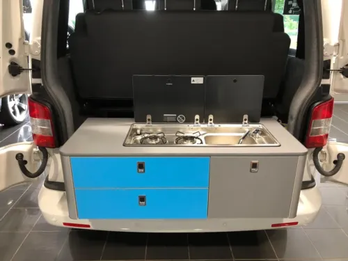 Photo 4 of Volkswagen Campervan T5 TDi 140 Air Con 6 Seater Brand New Pop Top Day Van Conversion, with RIB bed