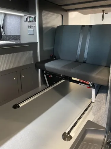 Photo 2 of 2019 69 Reg VW Transporter T6 Highline 102PS Brand New Campervan Conversion with Smart Bed on Rails