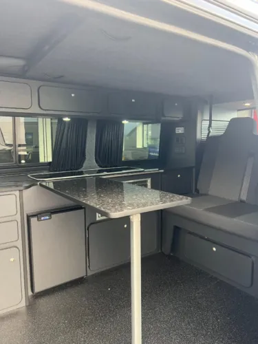 Photo 2 of 2014 63 Reg T5 LWB 140PS 6 Speed Brand New Campervan Conversion with Rock and Roll Bed & Tailgate
