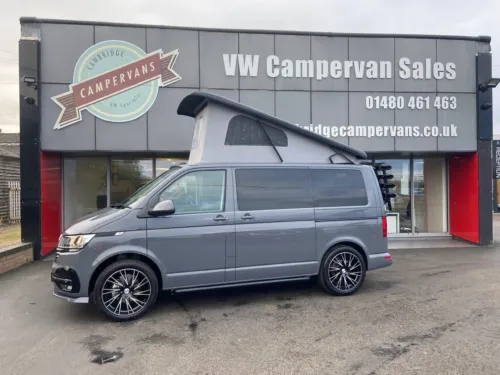Photo 1 of 2021 71 Reg VW T6.1 110PS Highline, SWB, Tailgate, Pure Grey, Heater, Solar, Bodykit, Bike Rack