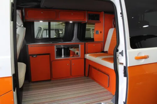 Photo 2 of 2015 15 Reg Volkswagen 2-Tone ‘Retro’ Style Transporter Brand New Camper Van Motorhome Conversion