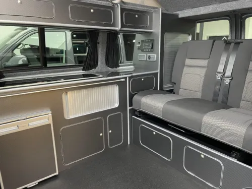 Photo 2 of 2022 72 Reg VW T6.1 T30 150DSG Highline Campervan Conv – Heated Seats, LED Lights, Towbar & More!
