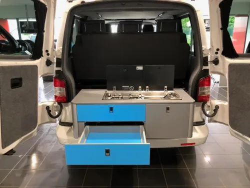 Photo 2 of Volkswagen Campervan T5 TDi 140 Air Con 6 Seater Brand New Pop Top Day Van Conversion, with RIB bed