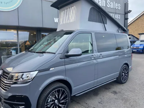 Photo 5 of 2021 71 Reg VW T6.1 110PS Highline, SWB, Tailgate, Pure Grey, Heater, Solar, Bodykit, Bike Rack