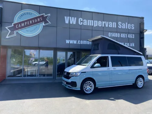 Photo 1 of 2021 21 REG T6.1 LWB 110PS WITH BUSINESS PACK BRAND NEW TWO TONE CAMPERVAN WITH HEATER AND SOLAR