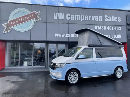 Photo 1 of 2020 20 Reg VW T6.1 110PS with Business Pack, Campervan Conversion with Heater, Solar & Fiamma F45S