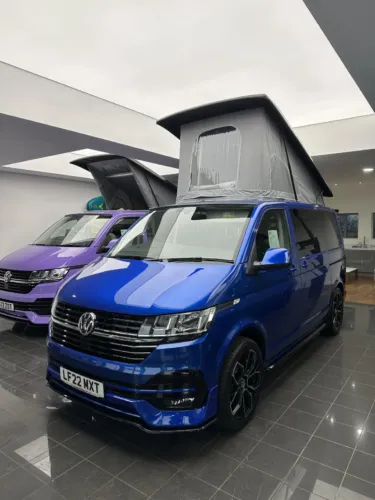 Photo 4 of 2022 22 Reg T6.1 110PS Highline Brand New Campervan Conversion with FREE Black Bike Rack!