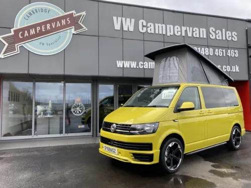 Photo of 2019 69 Reg VW Transporter T6 102PS Brand New Campervan Conversion in GRAPE YELLOW