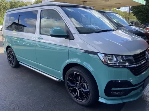 Photo 1 of 2020 20 Reg VW T6.1 110PS with Business Pack, New Campervan Conversion with Rear Camera in Two Tone