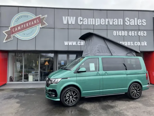 Photo 1 of 2021 71 Reg T6.1 150DSG Highline with Brand New Campervan Conversion – Cab Carpet, Heater and Solar
