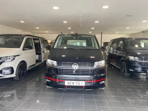 Photo 1 of 2020 20 Reg VW T6.1 Transporter 110ps Highline in Black Brand New Campervan Conversion