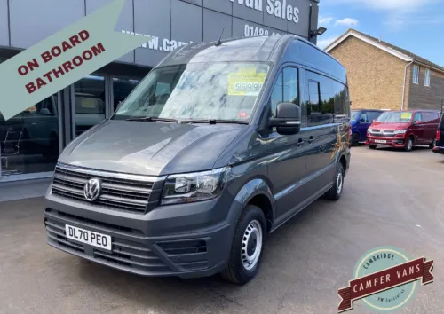 Photo of 2020 70 Reg VW Crafter 140PS With Full Campervan Conversion Indium Grey
