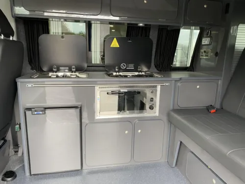 Photo 4 of 2020 20 Reg VW T6.1 110PS Brand New Campervan Conversion with Heater, Solar, Bentley Upholstery