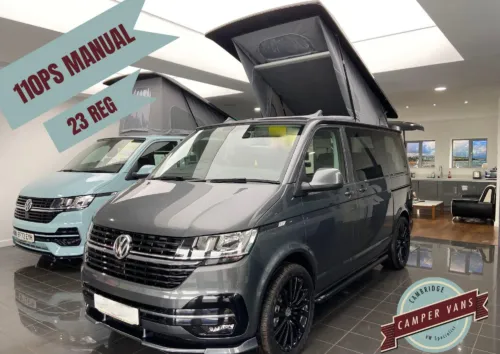 Photo of 2023 23 Reg VW T6.1 110PS Highline Brand New Campervan Conversion with Rear Camera and Carpeted Cab