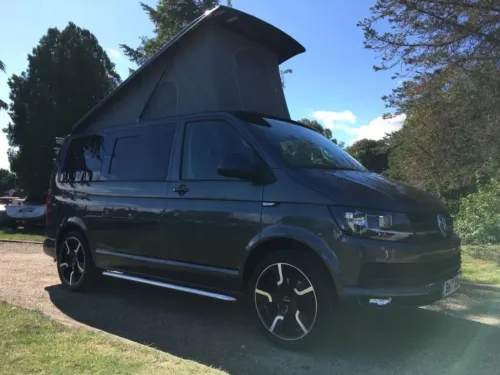 Photo of 2017 17 REG VW T6 HIGHLINE 102PS CAMPERVAN CONVERSION WITH FIAMMA AWNING, HEATER AND BIKE RACK