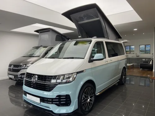 Photo of 2023 23 REG VW T6.1 WITH BUSINESS PACK 110PS SWB TAILGATE – REAR CAMERA & HEATED SEATS – BRAND NEW CAMPERVAN CONVERSION
