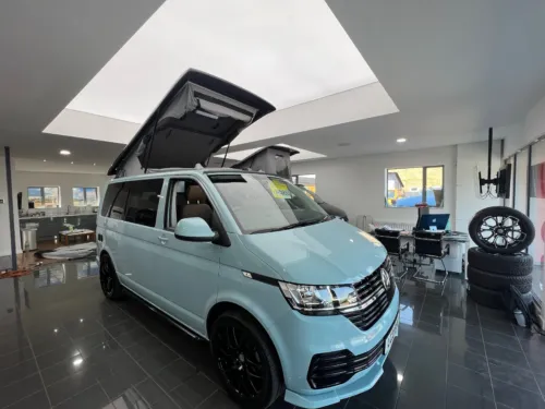 Photo 3 of 2021 21 Reg VW T6.1 110PS with Business Pack and Campervan Conversion & Reimo Rail