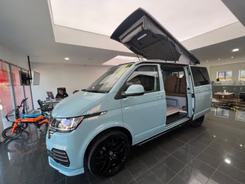 Photo of 2021 21 Reg VW T6.1 110PS with Business Pack and Campervan Conversion & Reimo Rail