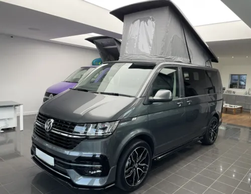 Photo of 2023 23 REG VW T6.1 HIGHLINE 150DSG SWB TAILGATE – LED LIGHTS, HEATED SEATS (DOUBLE) & REAR CAMERA – BRAND NEW CAMPERVAN CONVERSION
