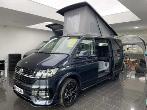 Photo 1 of 2023 23 REG VW T6.1 HIGHLINE 110PS SWB TAILGATE – REAR CAMERA, HEATED SEATS & CARPETED CAB – BRAND NEW CAMPERVAN CONVERSION