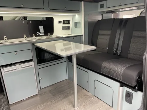 Photo of OPTION 1: CAMPERVAN CONVERSION FOR YOUR VW T6/T6.1 SWB WITH FIXED RIB BED