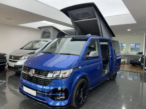 Photo of 2023 73 REG VW T6.1 HIGHLINE 150DSG SWB TAILGATE – REAR CAMERA & HEATED SEATS – BRAND NEW CAMPERVAN CONVERSION