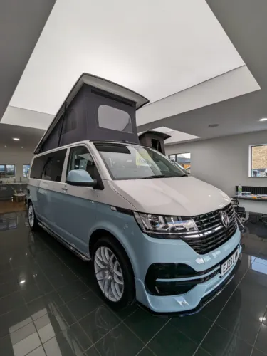 Photo 3 of BRAND NEW VW T6.1 STARTLINE with BUSINESS PACK LWB 110PS BARN DOORS in CANDY WHITE & STONE BLUE