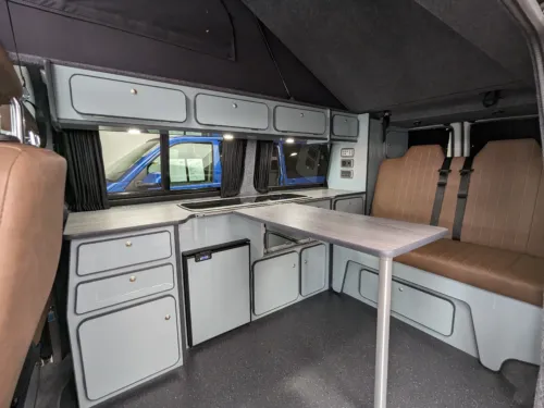 Photo 4 of BRAND NEW VW T6.1 STARTLINE with BUSINESS PACK LWB 110PS BARN DOORS in CANDY WHITE & STONE BLUE