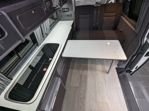 Photo 5 of 2023 23 REG VW T6.1 WITH BUSINESS PACK 110PS LWB BARN DOORS – BRAND NEW CAMPERVAN CONVERSION