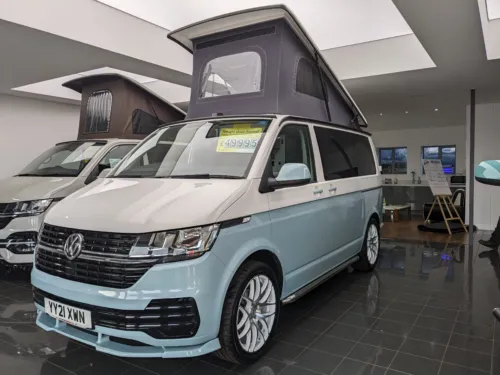 Photo 1 of 2021 21 REG VW T6.1 BUSINESS PACK 110PS SWB BARN DOORS – CAMPERVAN CONVERSION