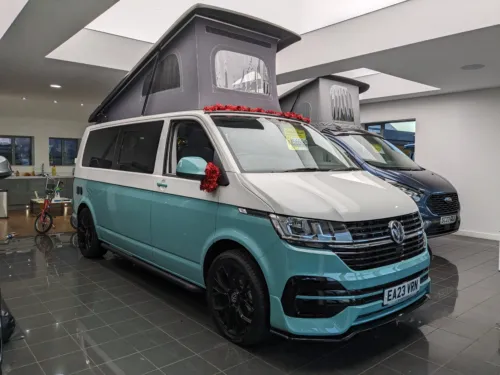 Photo 3 of 2023 23 REG VW T6.1 WITH BUSINESS PACK 110PS LWB BARN DOORS – BRAND NEW CAMPERVAN CONVERSION