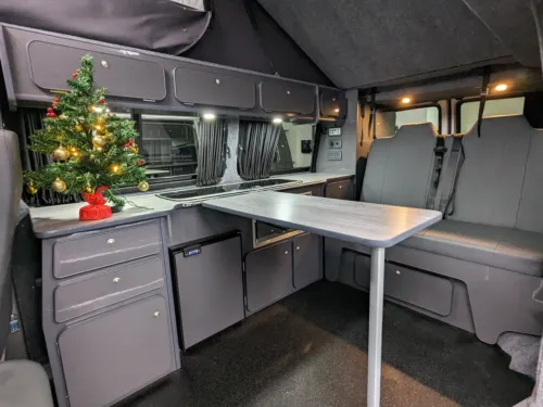 Photo 5 of 2023 23 REG VW T6.1 WITH BUSINESS PACK 110PS LWB BARN DOORS – BRAND NEW CAMPERVAN CONVERSION