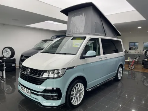 Photo 1 of 2023 73 REG VW T6.1 HIGHLINE 150DSG SWB BARN DOORS – BRAND NEW CAMPERVAN CONVERSION