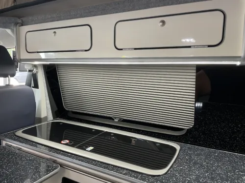 Photo 4 of 2022 72 REG VW T6.1 HIGHLINE 150DSG SWB TAILGATE – REAR CAMERA – CAMPERVAN CONVERSION WITH VANSHADES BLINDS