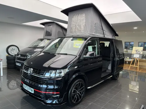 Photo 1 of 2023 73 REG VW T6.1 HIGHLINE SWB TAILGATE, REAR CAMERA – ‘WEEKENDER’ CAMPERVAN CONVERSION – FABWORX BED