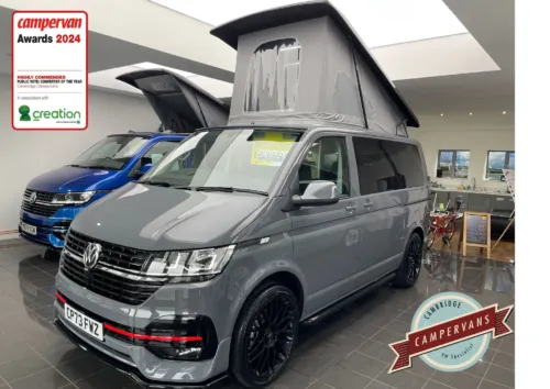 Photo of 2024 73 REG VW T6.1 150DSG HIGHLINE SWB BARN DOORS – T30 – BRAND NEW CAMPERVAN CONVERSION