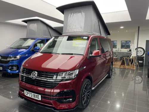 Photo 1 of 2024 73 REG VW T6.1 150DSG HIGHLINE SWB TAILGATE – REAR CAMERA, HEATED SEATS – BRAND NEW CAMPERVAN CONVERSION
