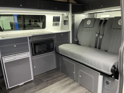 Photo 2 of 2023 73 REG VW T6.1 150DSG HIGHLINE SWB TAILGATE – REAR CAMERA, HEATED SEATS – BRAND NEW CAMPERVAN CONVERSION