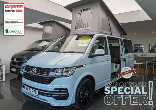 Photo of 2023 73 REG VW T6.1 BUSINESS PACK 110PS SWB, TAILGATE – REAR CAMERA – CAMPERVAN CONVERSION