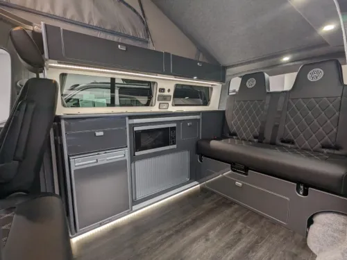 Photo 5 of 2023 73 REG T6.1 HIGHLINE 110PS, SWB, TAILGATE – REAR CAMERA, CARPETED CAB – CAMPERVAN CONVERSION