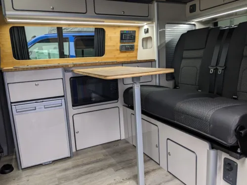 Photo 2 of 2024 73 REG VW T6.1 150DSG HIGHLINE SWB TAILGATE – REAR CAMERA, HEATED SEATS – BRAND NEW CAMPERVAN CONVERSION