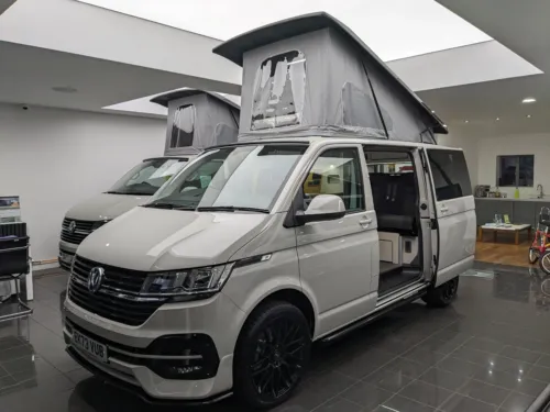 Photo 1 of 2023 73 REG VW T6.1 HIGHLINE 150DSG TAILGATE – REAR CAMERA, HEATED SEATS – CAMPERVAN CONVERSION